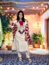 KF 314 Kalaai Roman Silk Embroidery Kurti With Bottom Dupatta 